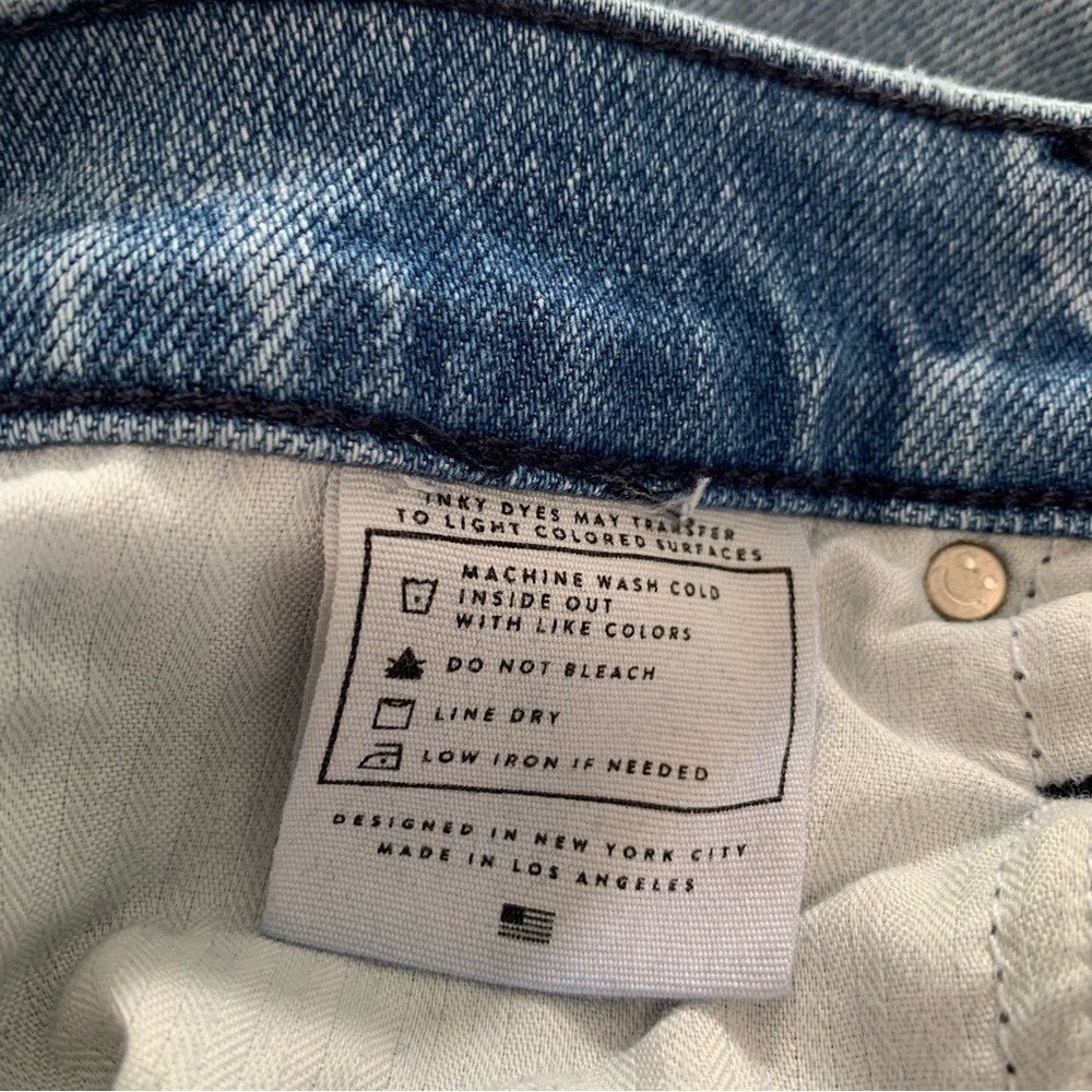 AYR The Bomb Jeans Light Wash High Rise Straight Leg‎ Denim Blue W 28 - Picture 9 of 14